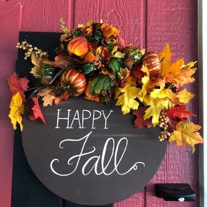 Beautiful fall door hanger
